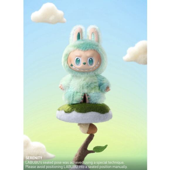 POPMART THE MONSTERS Big into Energy Series-Vinyl Plush Pendant Serenity New - Picture 1 of 16